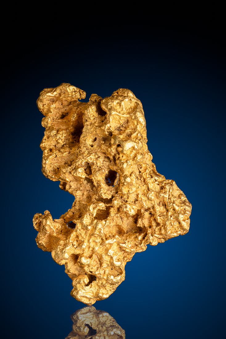 (image for) Natural Gold Nugget with an Intricate Surface from California - 116.01 grams